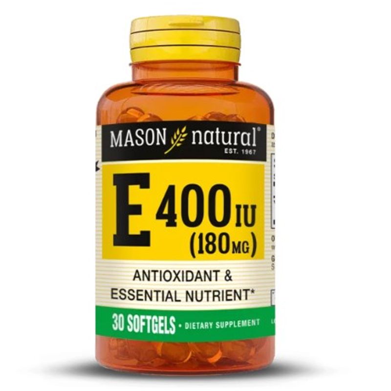 MASON NATURAL - Vitamina E-400 UI 30 cápsulas blandas