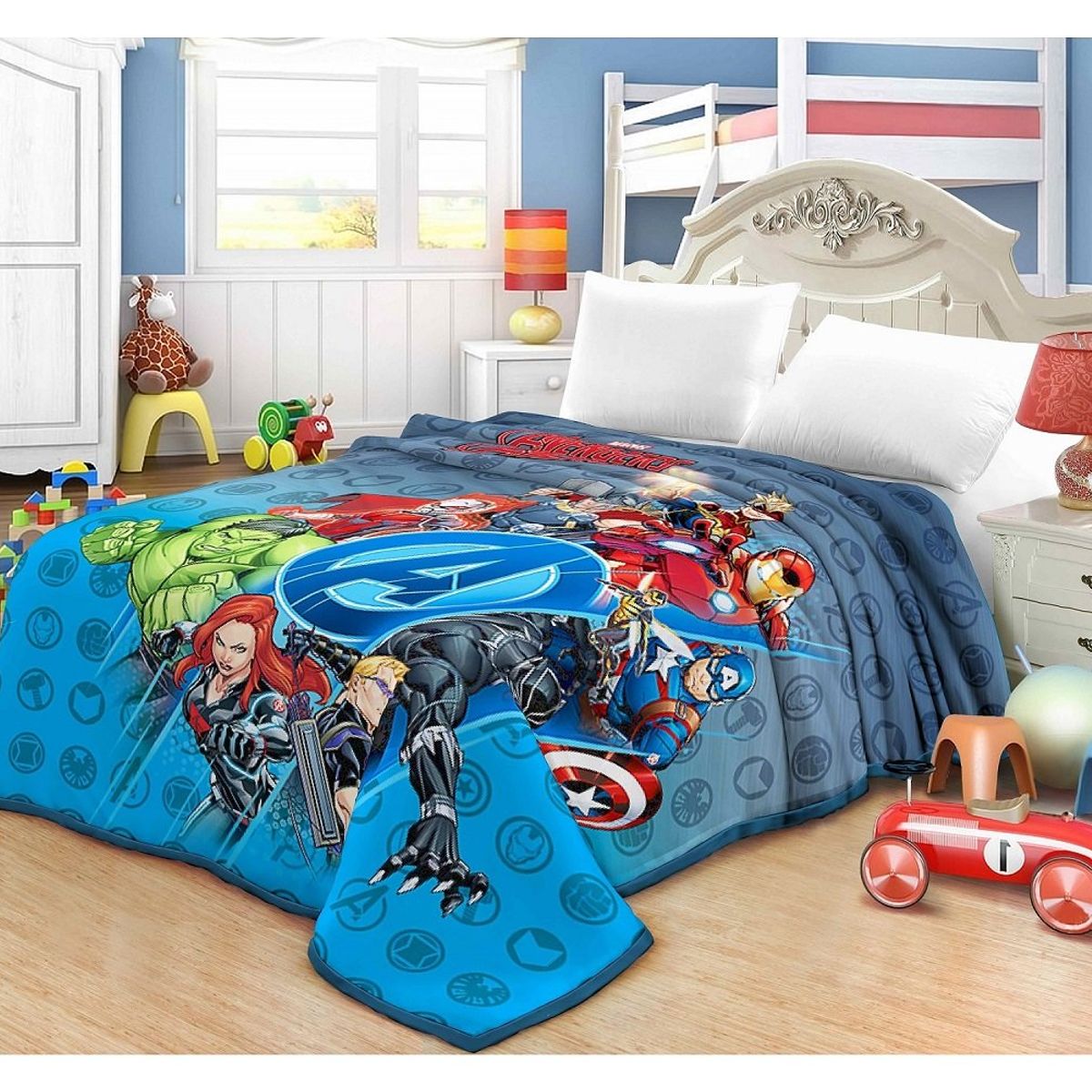 TRUELOVE - Frazada Marvel The Avengers Truelove 1.5 plazas