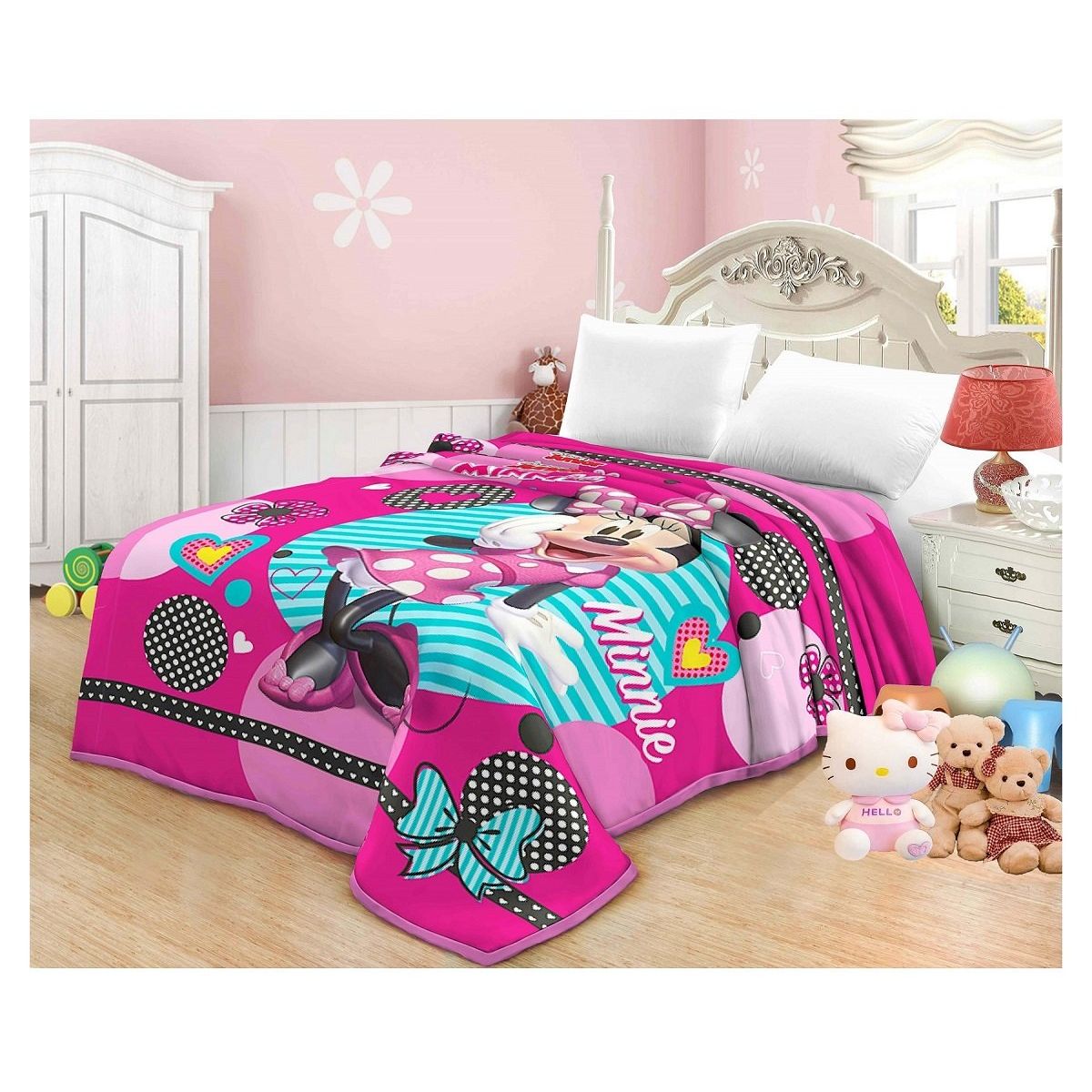 TRUELOVE - Frazada Minnie Mouse Truelove 1.5 plazas