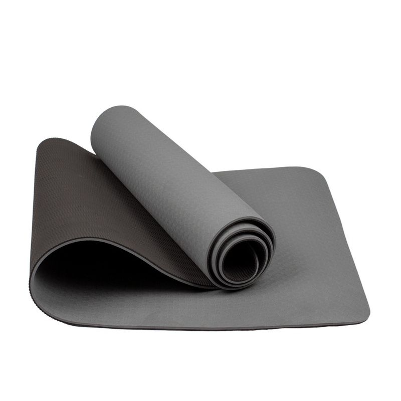 SPORT FITNESS - Mat Yoga Eco Friendly Reversible  ligas - Plomo