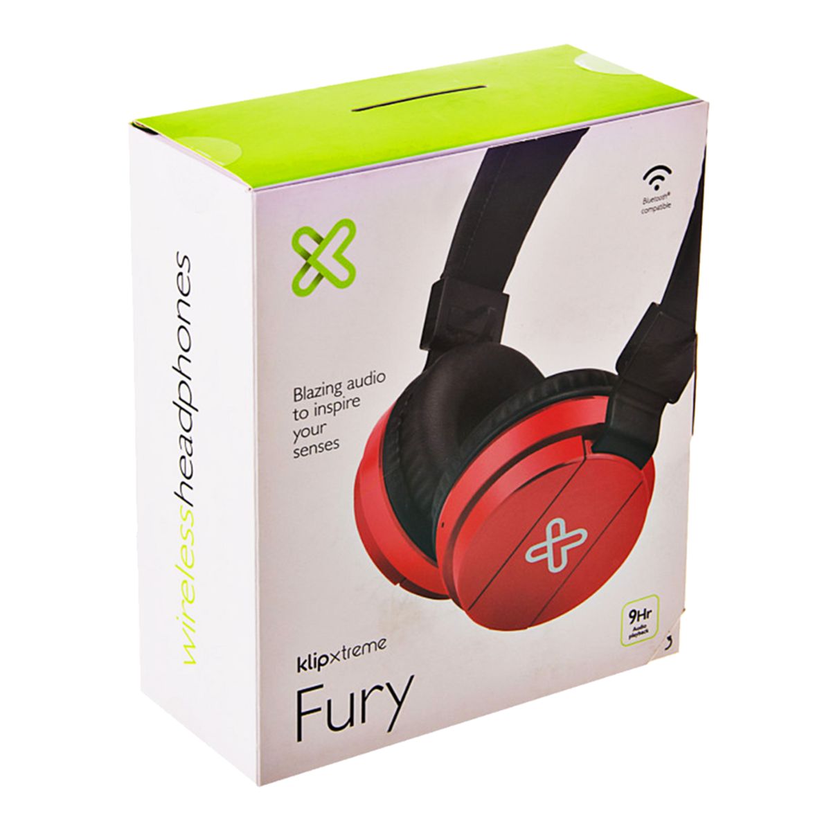 KLIPXTREME - AUDIFONOS KHS-620RD ROJOS FURY KLIPXTREME BLUETOOTH