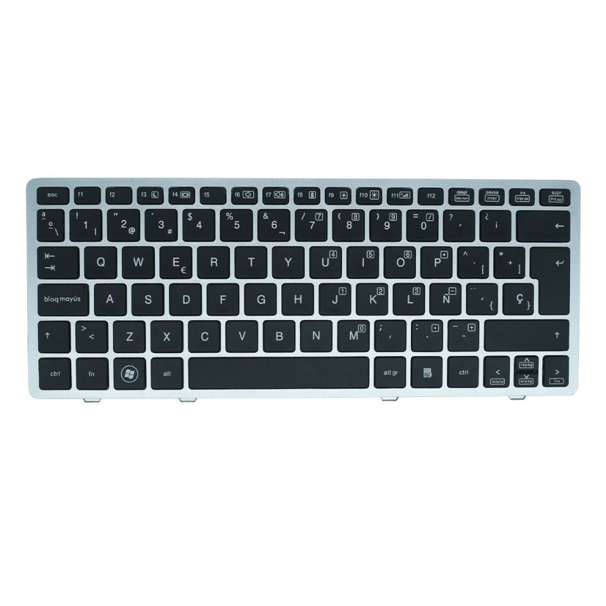 OEM - Teclado para Laptop Hp Elitebook 2560P.  2570P.