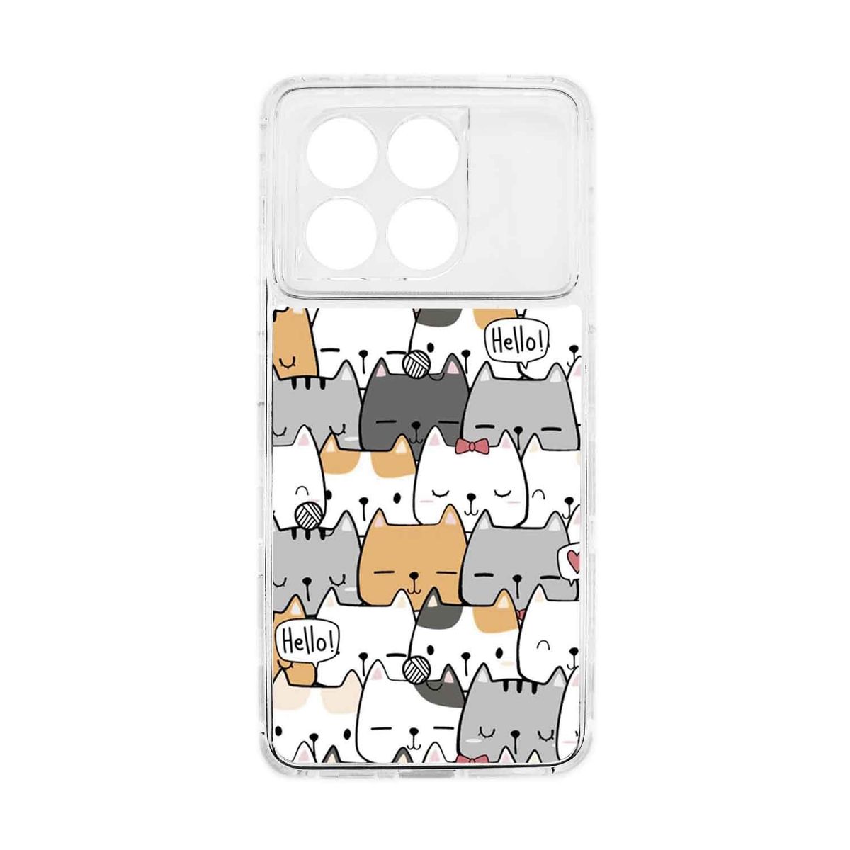 GENERICO - Funda Protector Case 360 Para POCO X6 PRO 5G - Transparente