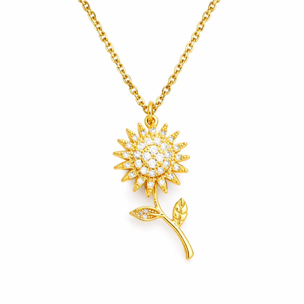 GENERICO - Collar Flor Giratorio Mujer Primavera