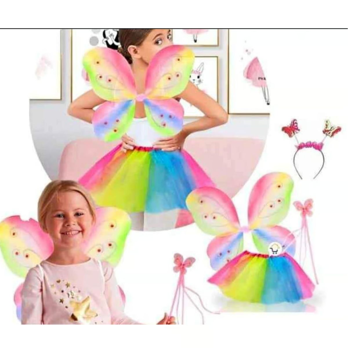 GENERICO - Alitas mariposa luminosa vinchavarita