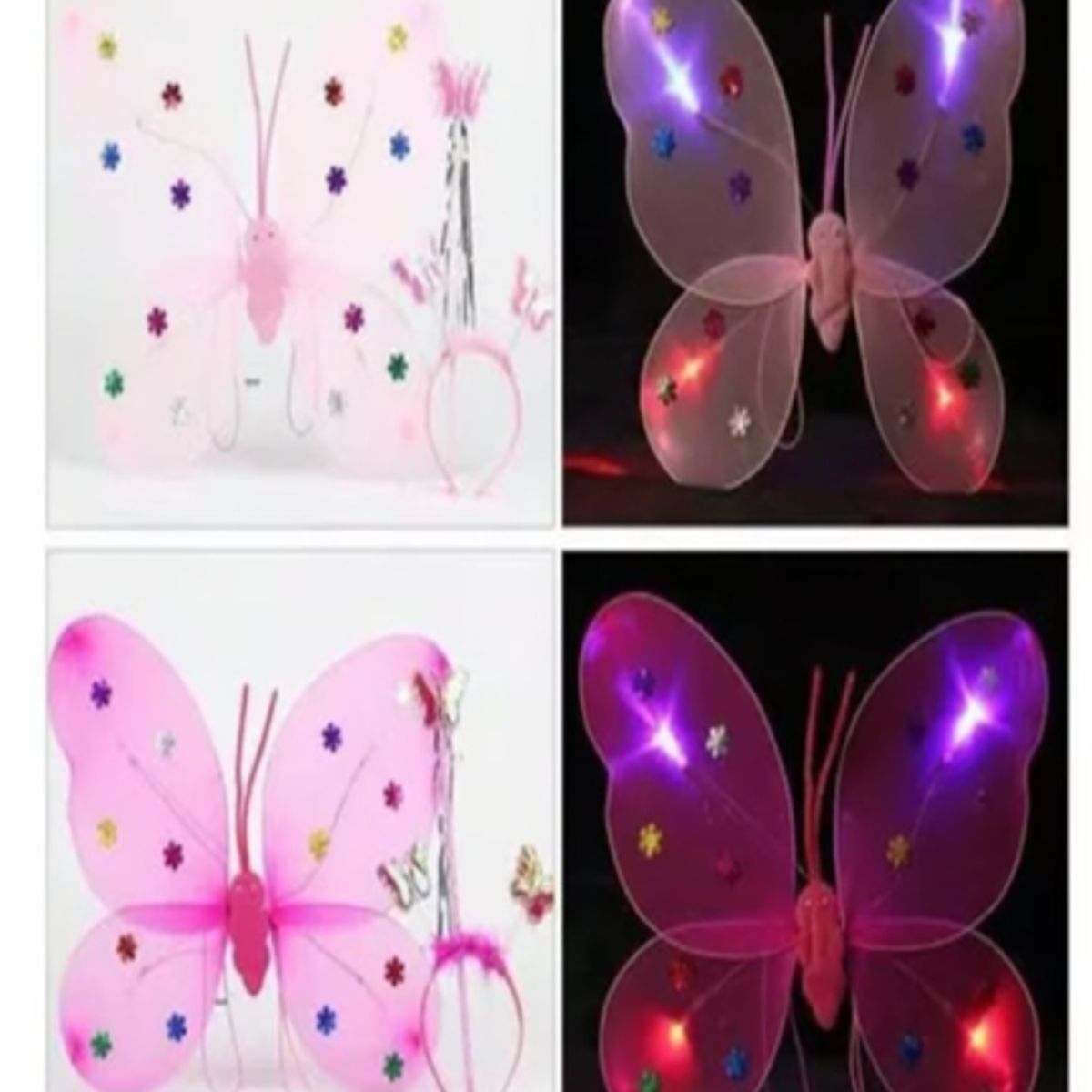 GENERICO - Alitas mariposa luminosa vinchavarita