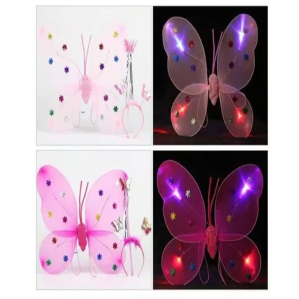 GENERICO - Alitas mariposa luminosa vinchavarita