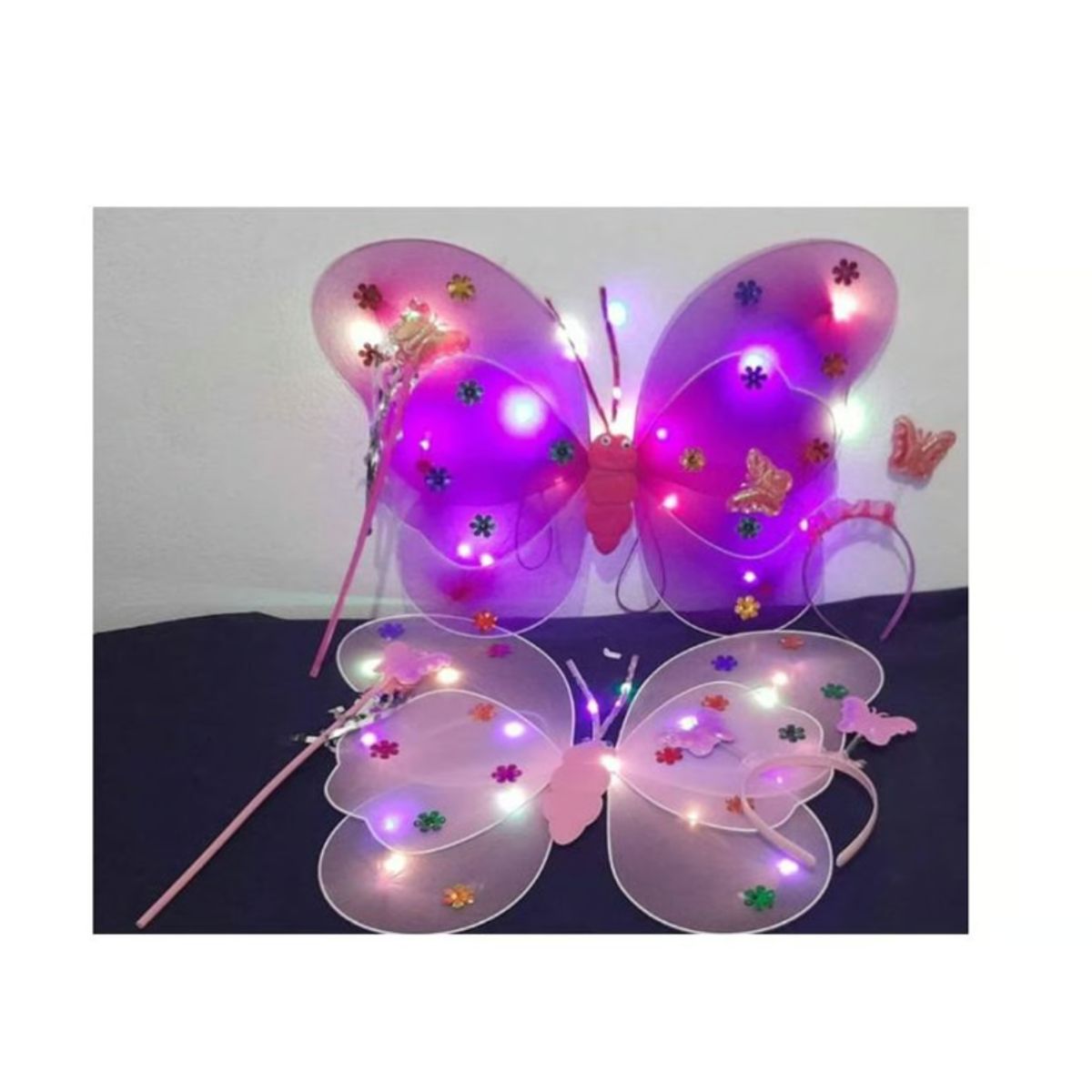 GENERICO - Alitas mariposa luminosa vinchavarita