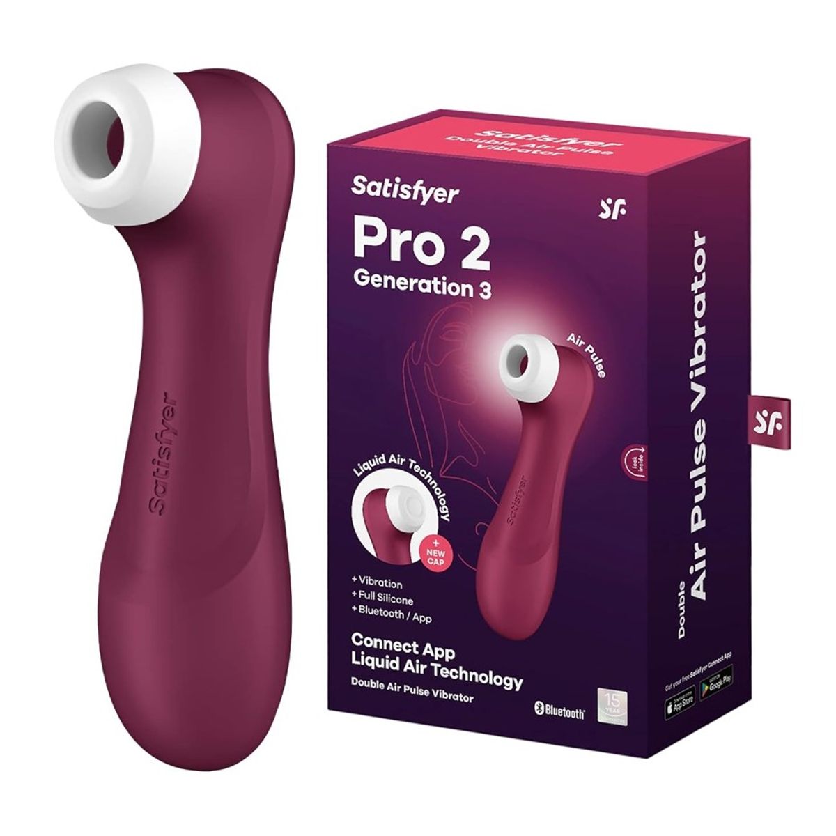 SATISFYER - Satisfyer Pro 2 Generación 3 Con App. Succionador Vibrador
