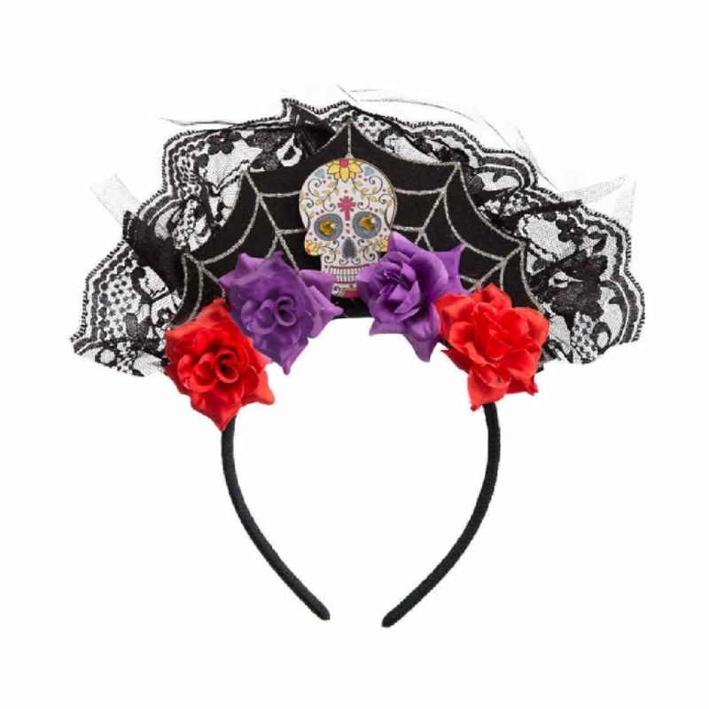 GENERICO - VINCHA CATRINA HALLOWEEN