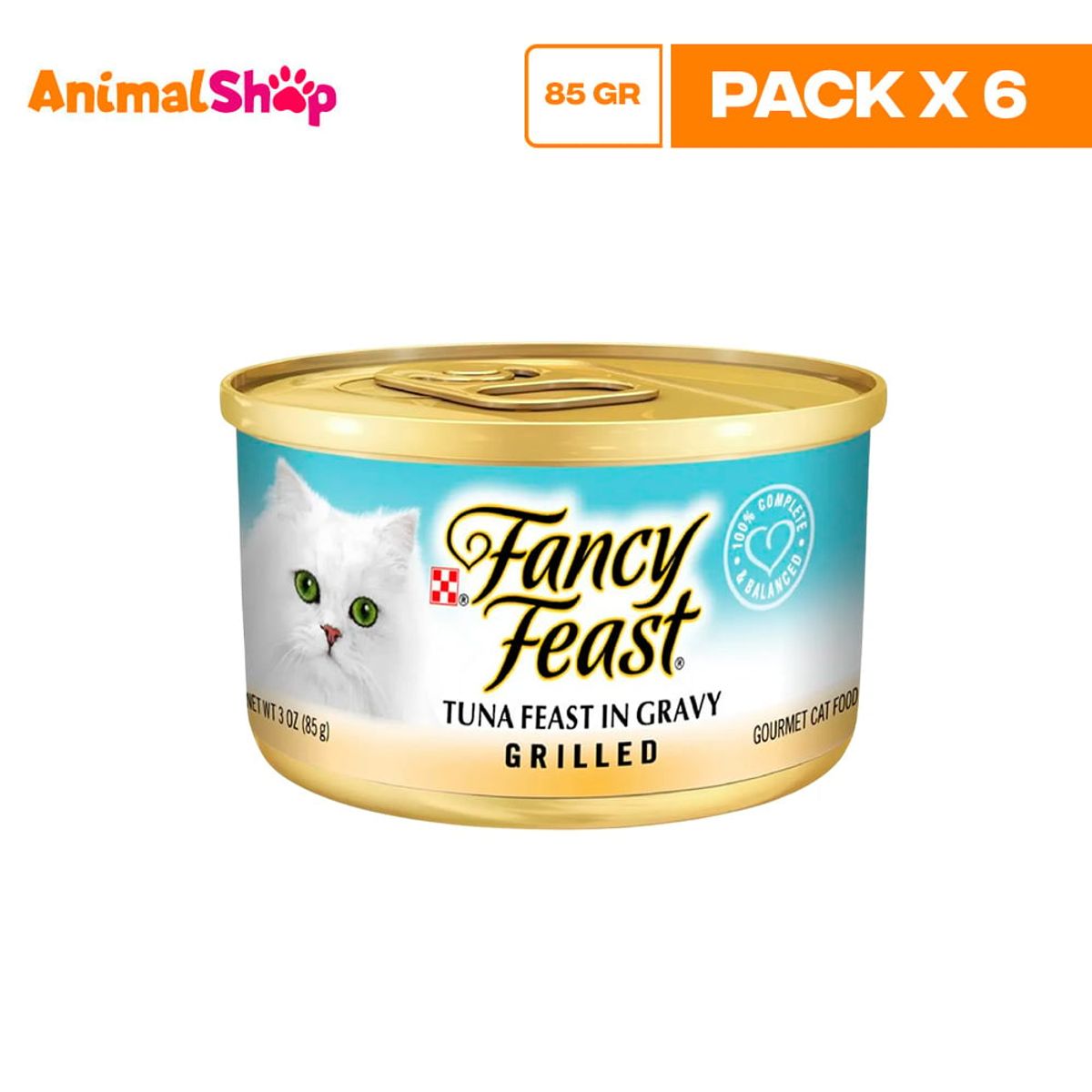 FANCY FEAST - Fancy Feast Comida Humeda Gato  Flaked De Trucha 85 Gr 6 Un