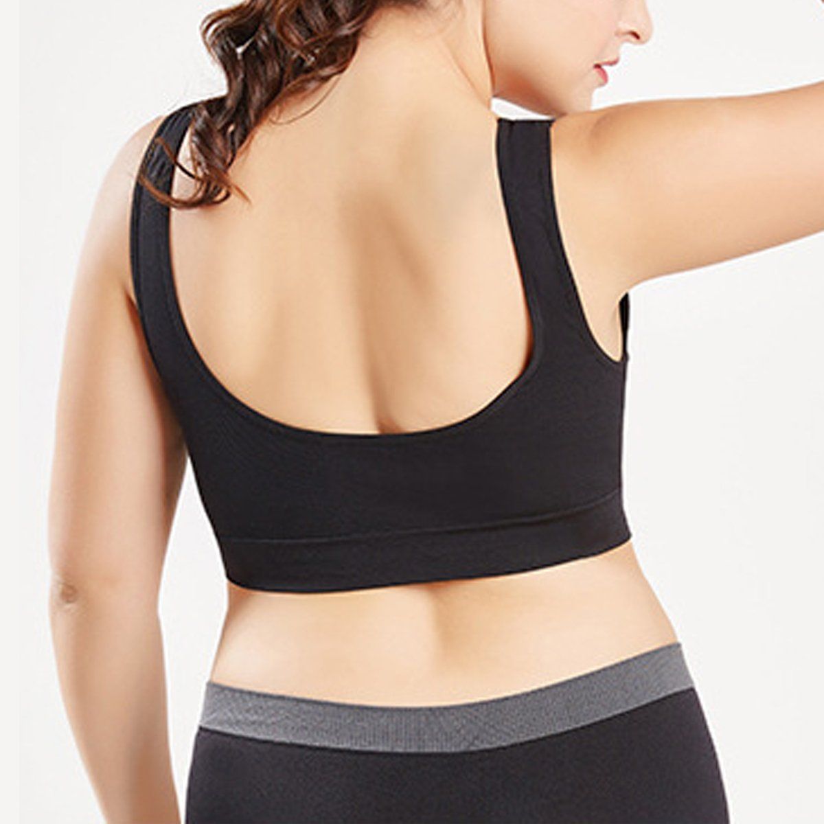 ZIMRAHYG - Brasier Deportivo Lenceria Sin Varillas Bralette Talla Grande