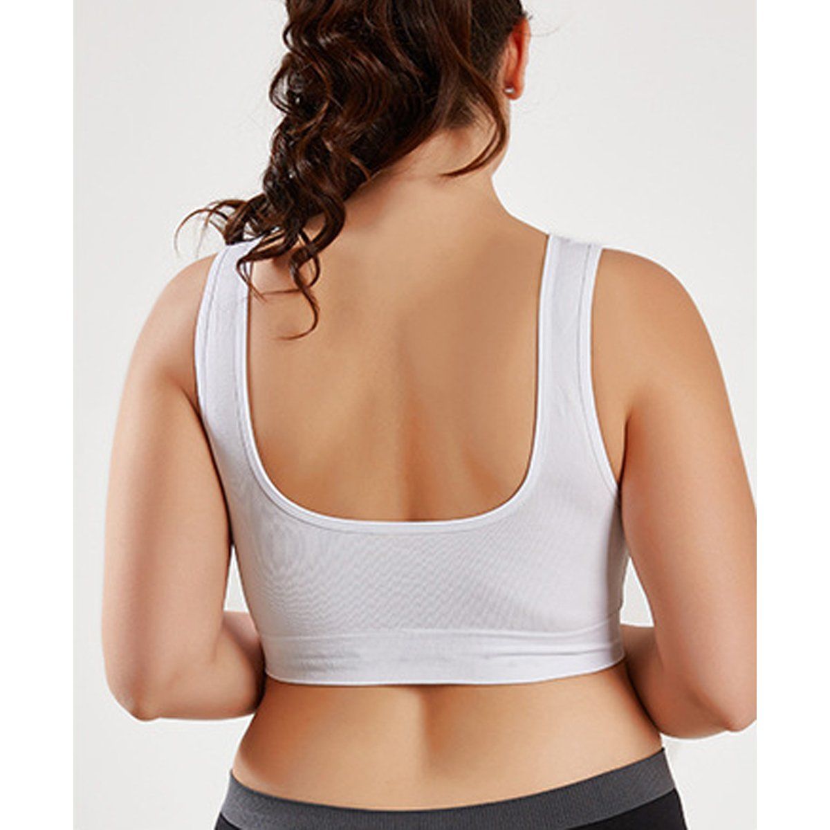 ZIMRAHYG - Brasier Deportivo Lenceria Sin Varillas Bralette Talla Grande