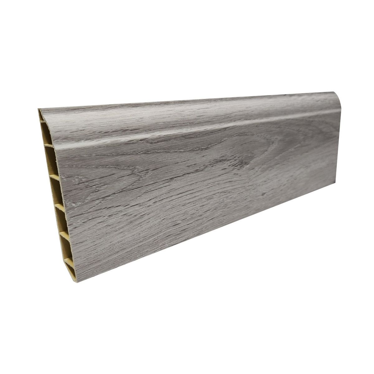 BALEXPO - Zocalo PVC Roble Oslo 8cm Alto Listón 240cm