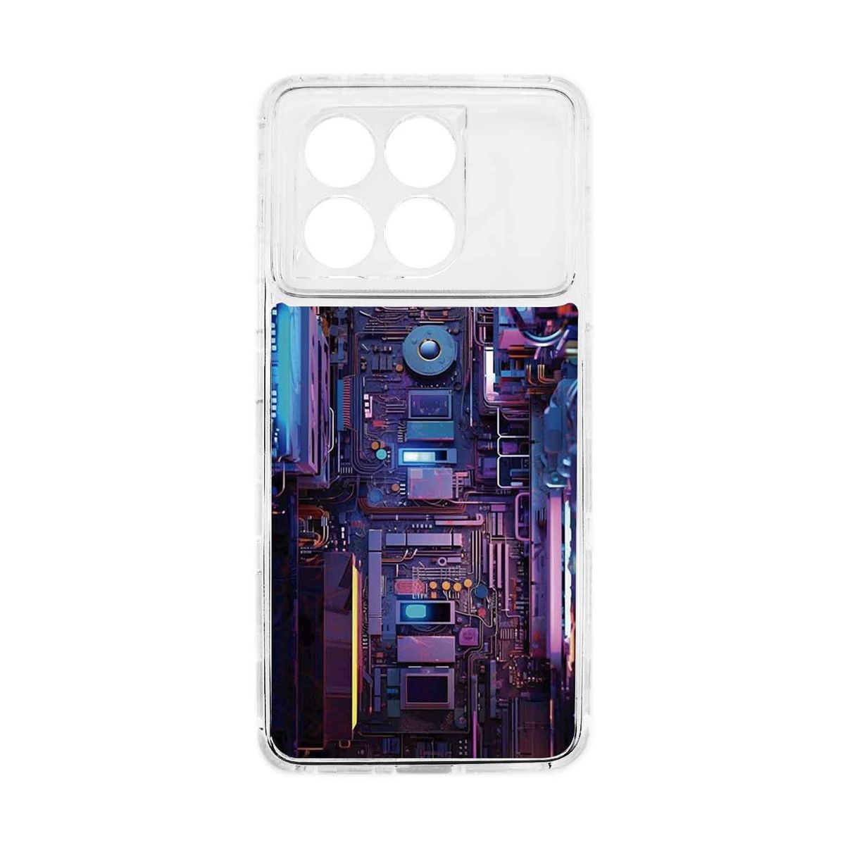 GENERICO - Funda Protector Case 360 Para POCO X6 PRO 5G - Transparente