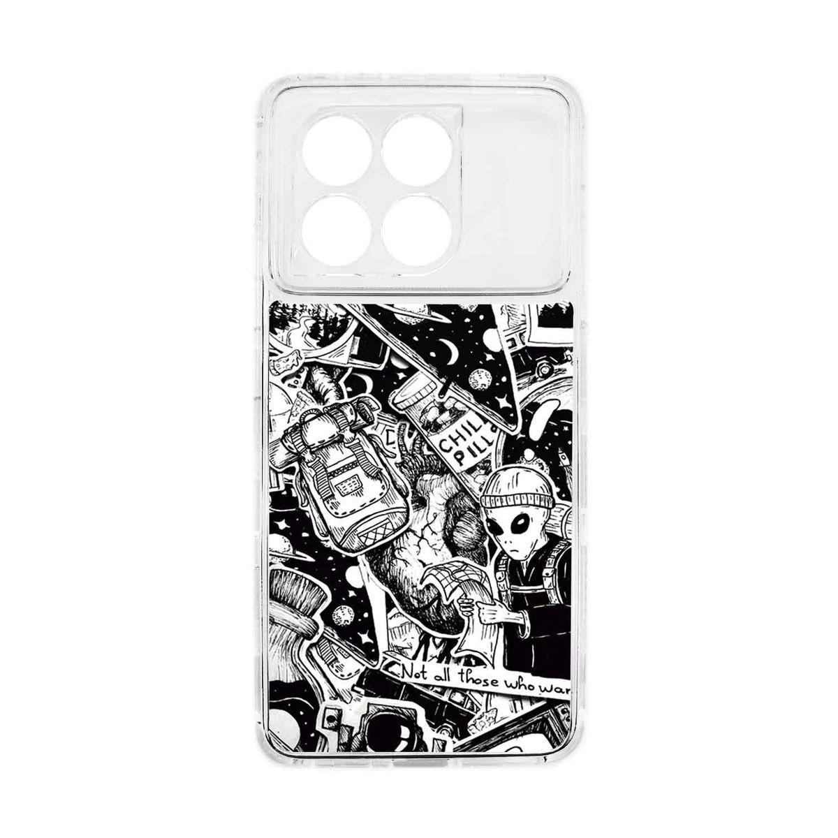 GENERICO - Funda Protector Case 360 Para POCO X6 PRO 5G - Transparente