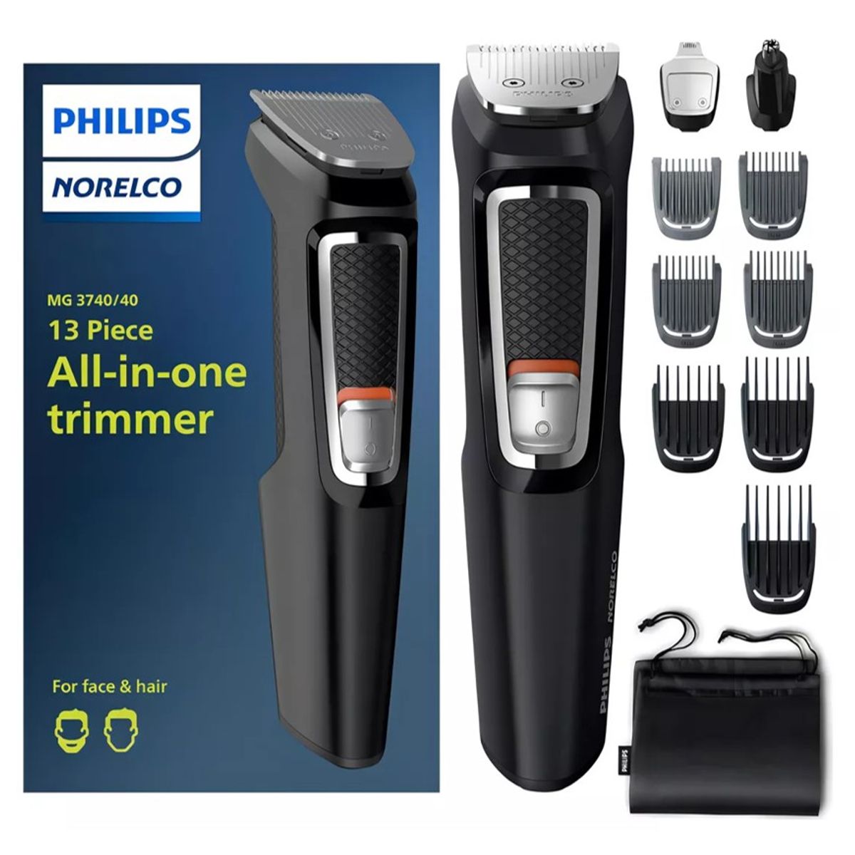 PHILIPS - Philips Cortabarba Norelco™ Mg3740/40 - 13 Piezas