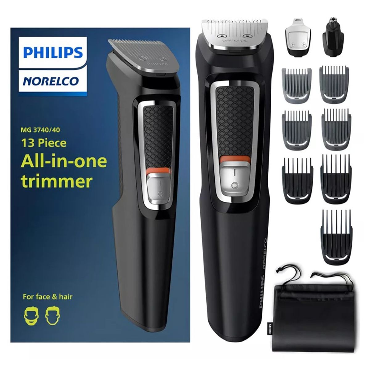 PHILIPS - Philips Cortabarba Norelco™ Mg3740/40 - 13 Piezas