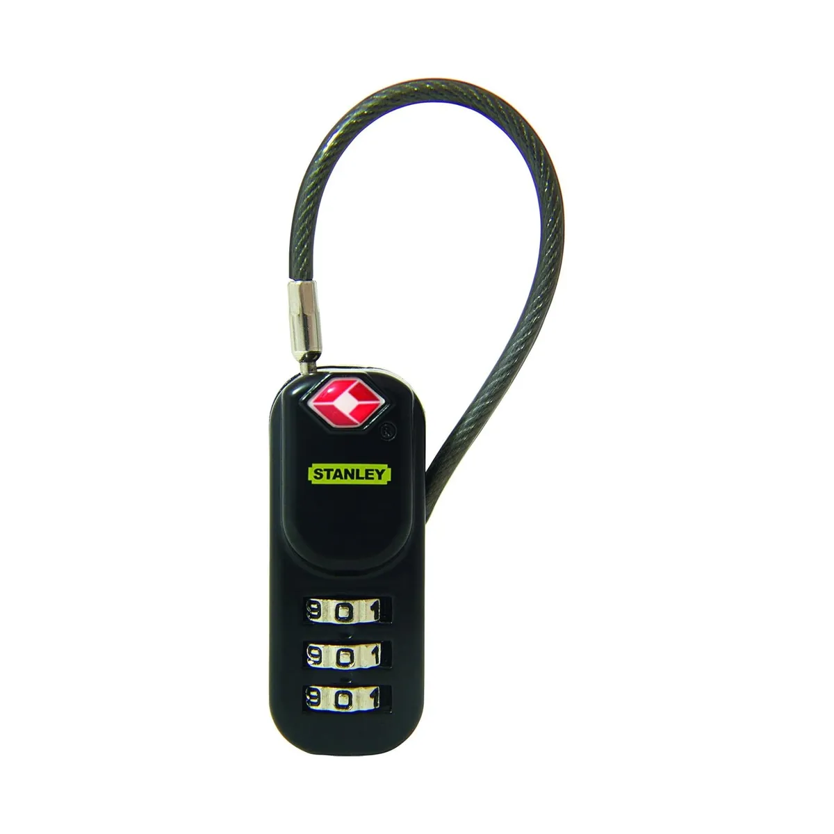 STANLEY - CANDADO DE COMBINACION PARA MALETA - TRAVELMAX NEGRO STANLEY