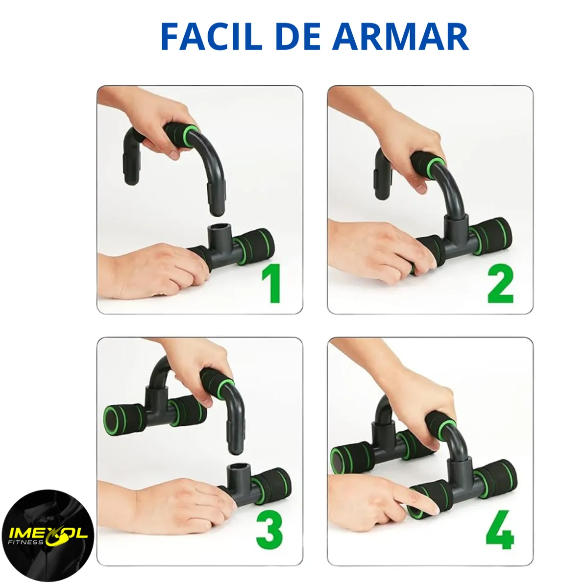 GENERICO - Barras para flexiones planchas push up gimnasio en casa