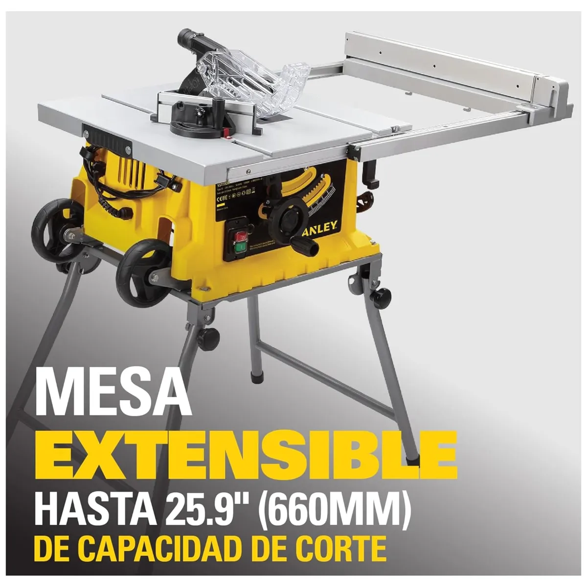 STANLEY - Sierra de Banco Sierra mesa Eléctrica 10" 1800 W SST1801 Stanley