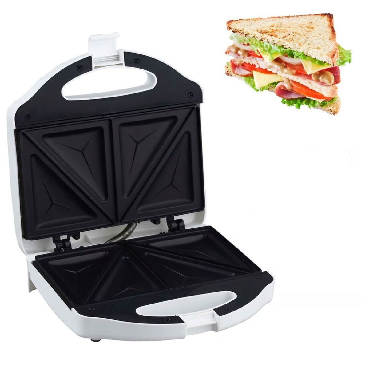 IMACO - Sandwichera Antiadherente 2 Sandwichs