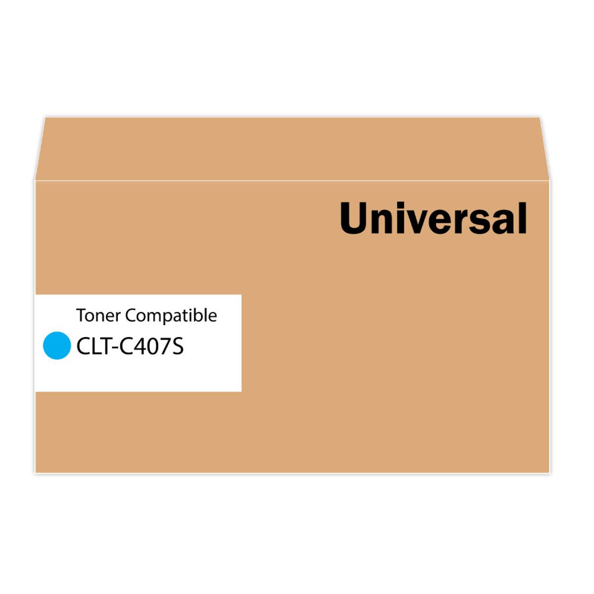 SAMSUNG - Toner Samsung CLT-C407S Cian Compatible