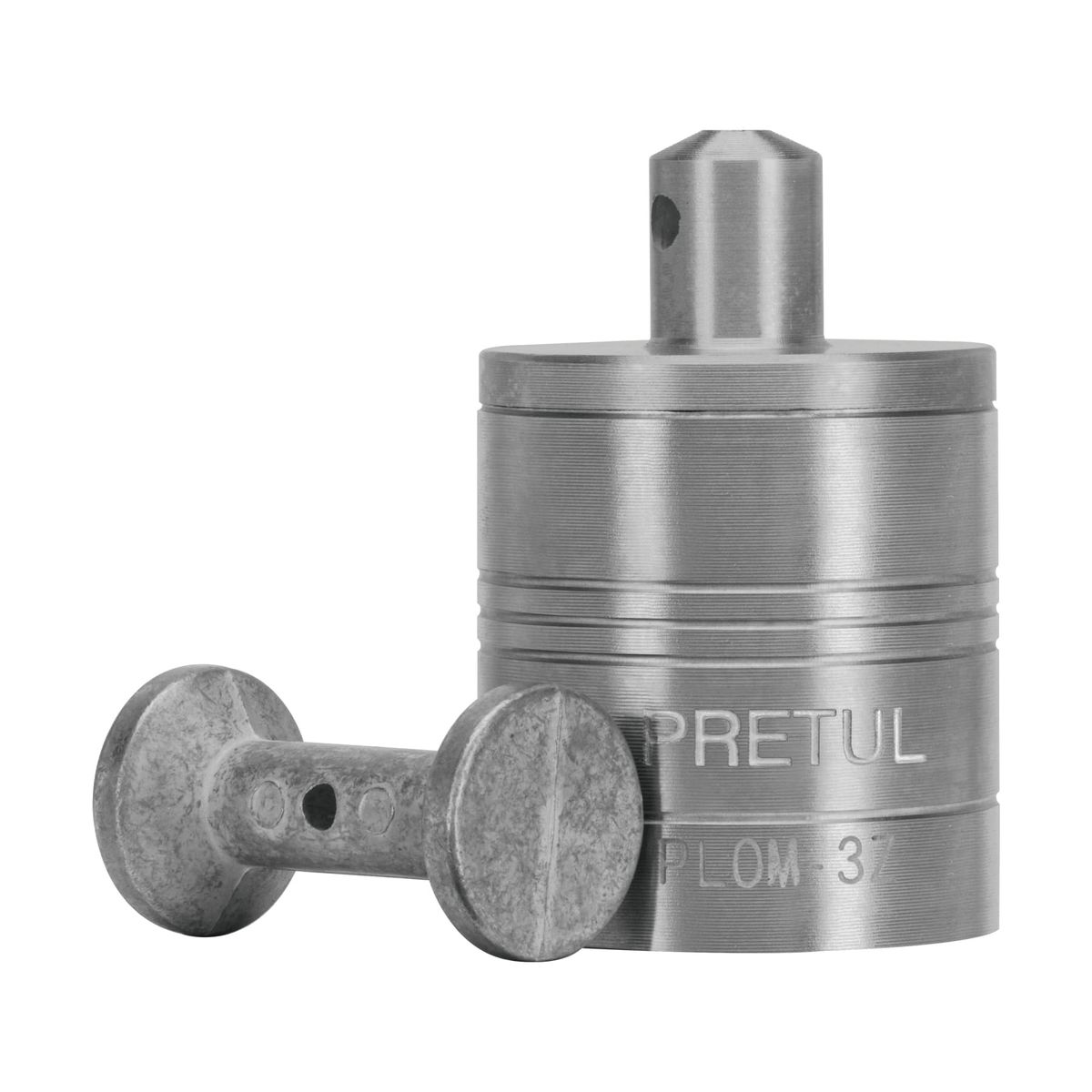 PRETUL - Plomada metalica con centro 340 gramos (12oz) Pretul