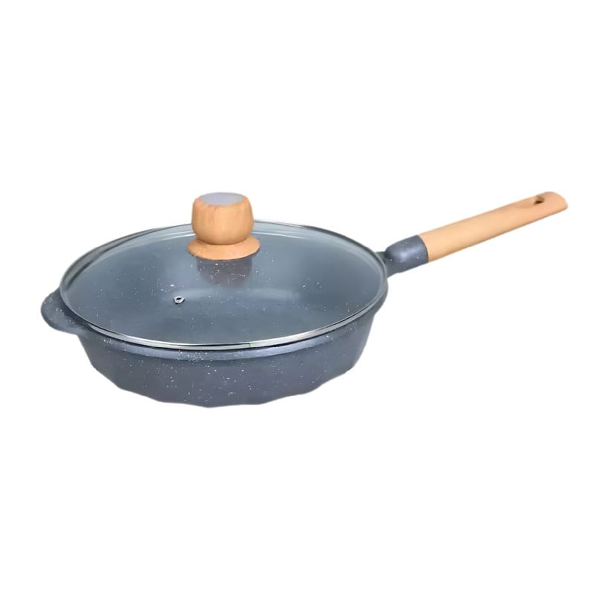 Pentha - Sartén Antiadherente con Tapa - MGC N° 26 Color Plomo