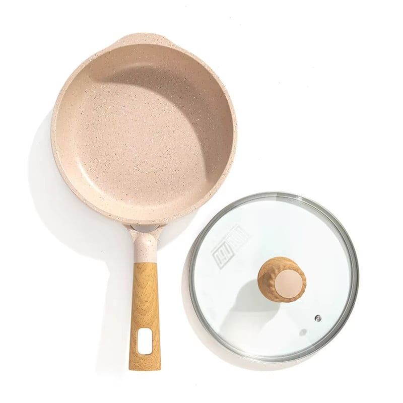 OEM - Sartén Antiadherente con Tapa - MGC N° 26 Color Crema