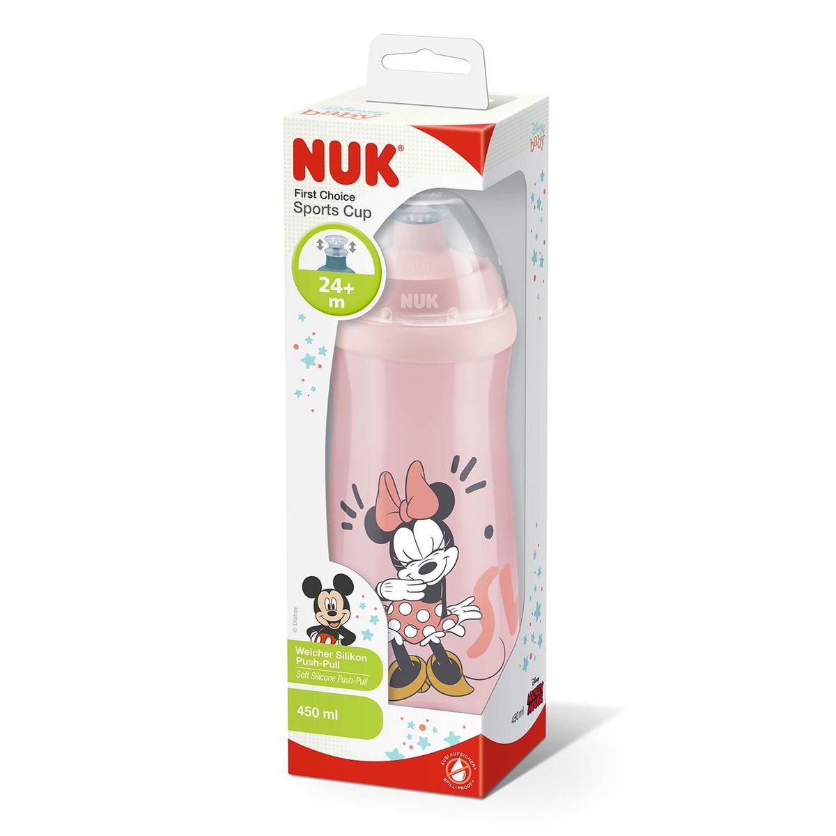 NUK - Nuk Vaso sport cup antiderrame Minnie 450Ml 36m