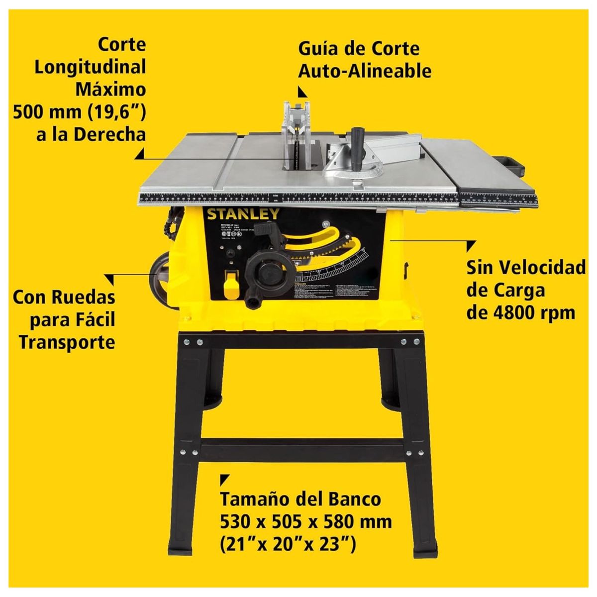 STANLEY - MEGACOMBO Sierra de Banco cepillo electrico lijadora orbital STANLEY
