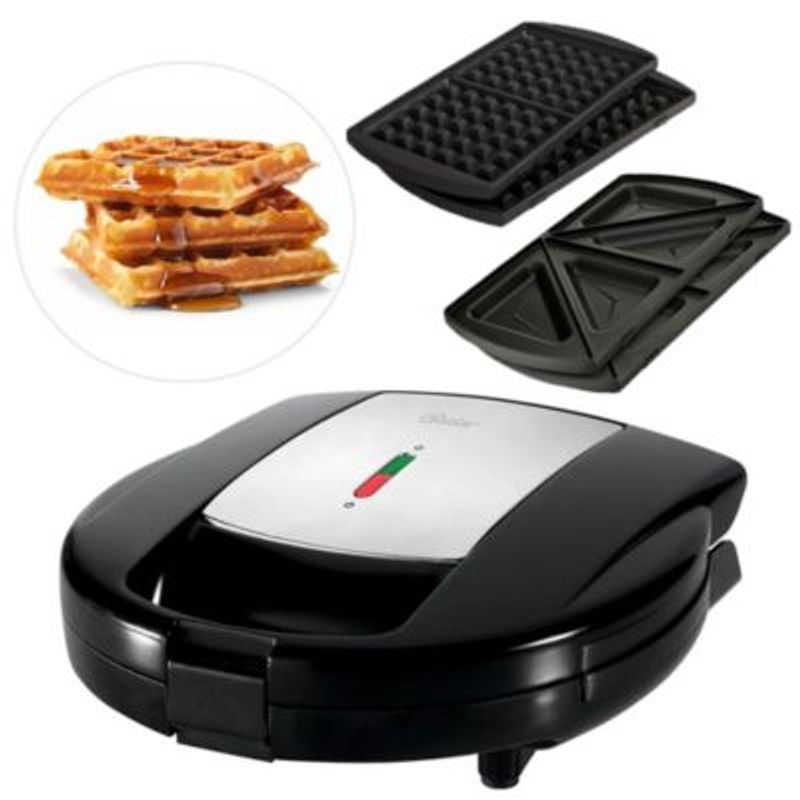 OSTER - Sandwichera Waflera Oster Placa Intercambiable