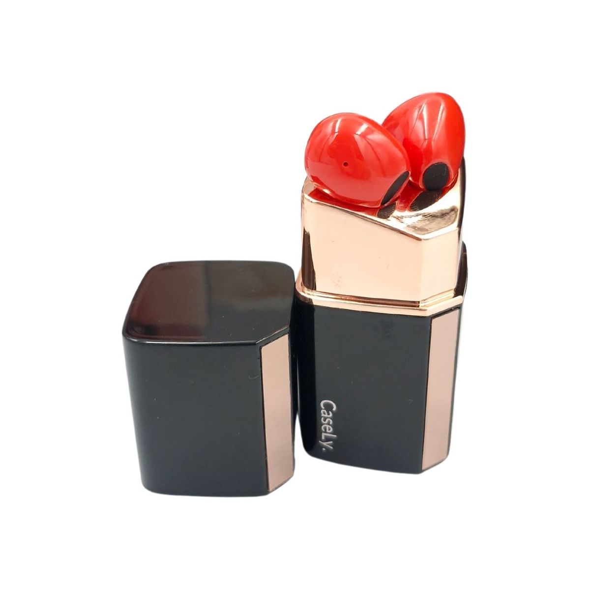 GENERICO - Audífonos Case de Labial Casely con Bluetooth