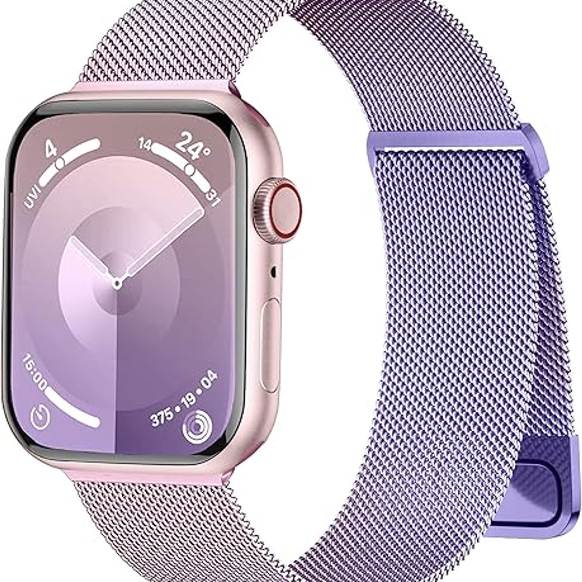 GENERICO - Correa Milanese para Apple Watch 44mm - Lila