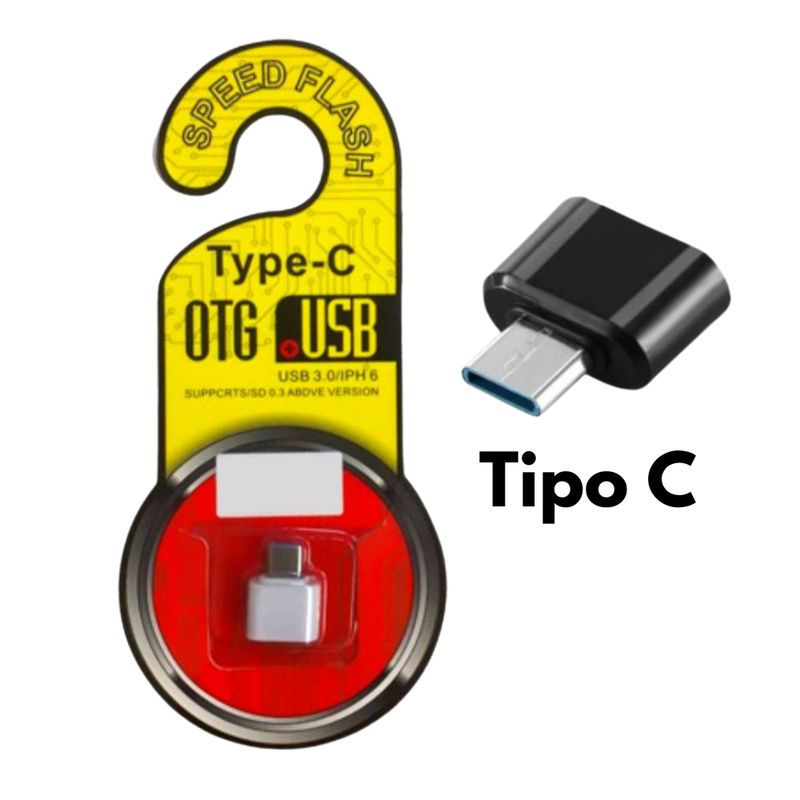 GENERICO - Adaptador Otg Tipo C A Usb Para Celulares Y Otros