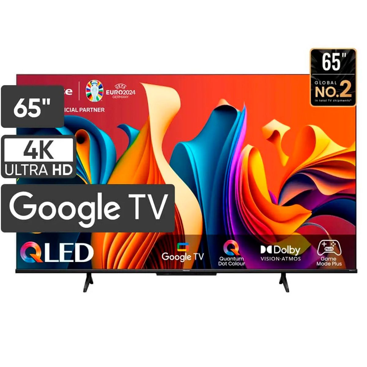 HISENSE - Televisor Hisense QLED 65 4K UHD Google Tv 65Q6N