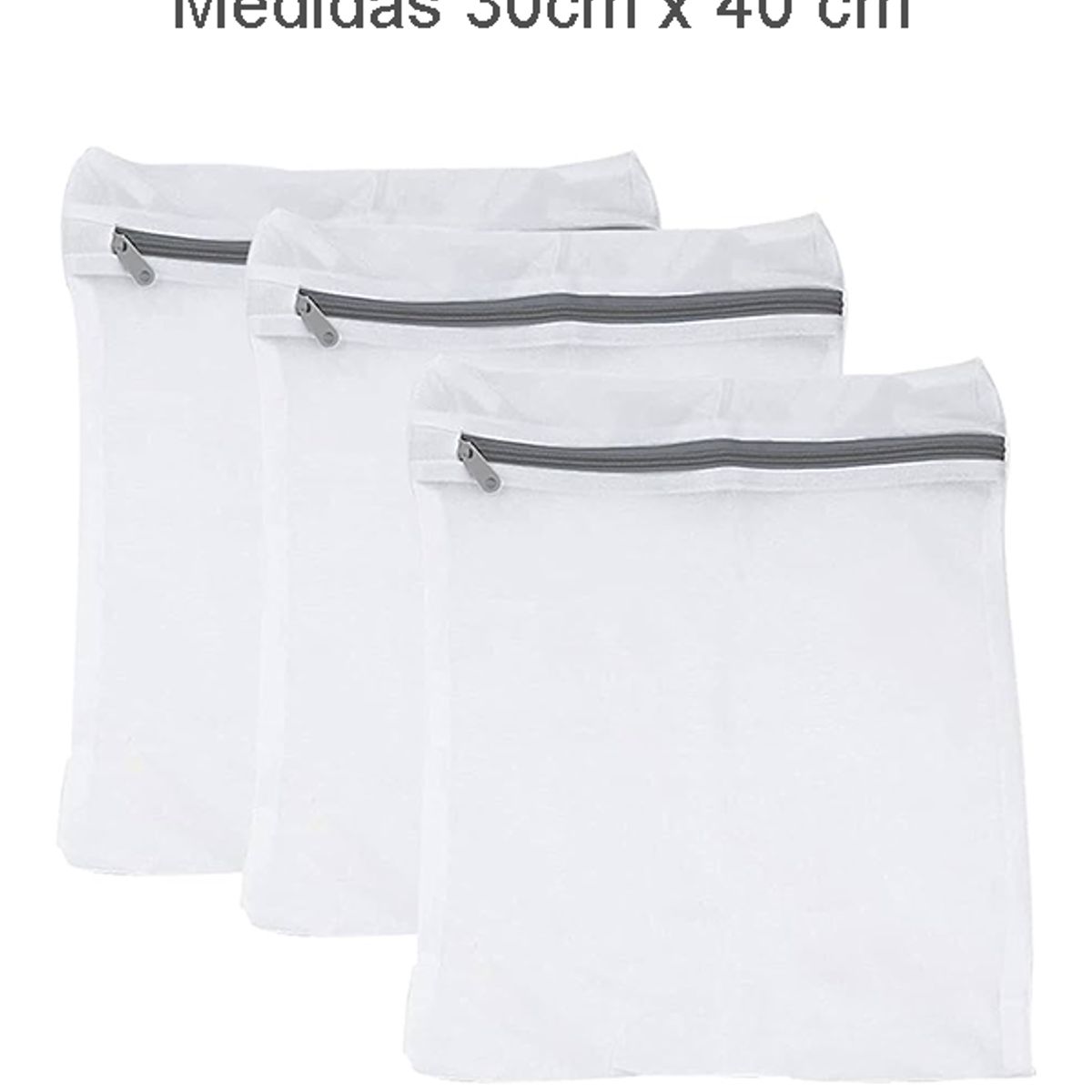 GENERICO - BOLSA LAVADORA MALLA PACK X 3 LAVAR MEDIAS ROPA INTERIOR PERU