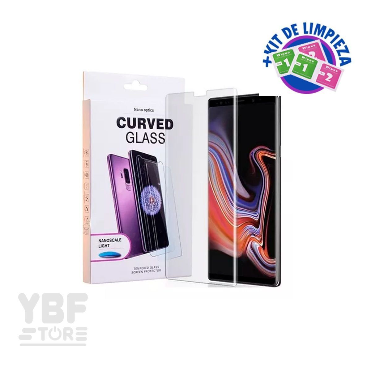 GENERICO - Mica De Vidrio Uv Para Samsung Galaxy S9 Plus