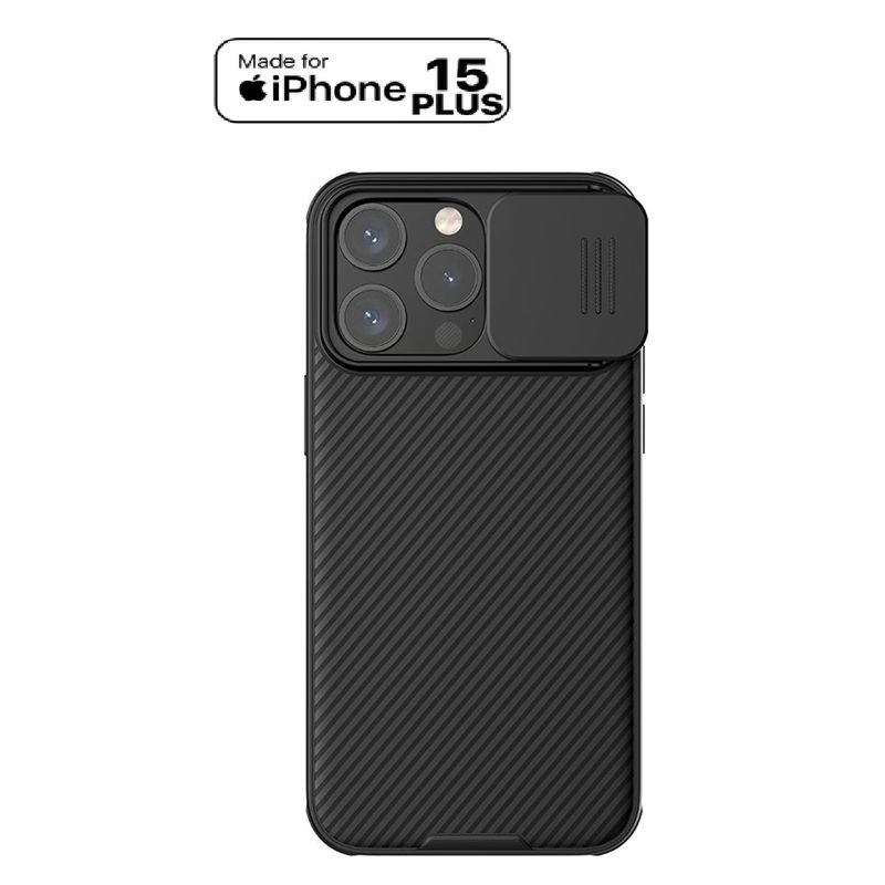 NILLKIN - Case Protector Nillkin Camshield Pro iPhone 15 Plus - Negro