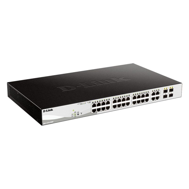 D LINK - D-LINK DGS-1210-28MP Switch 24 Puertos PoE 4 Puertos GIGABIT GBE/SFP