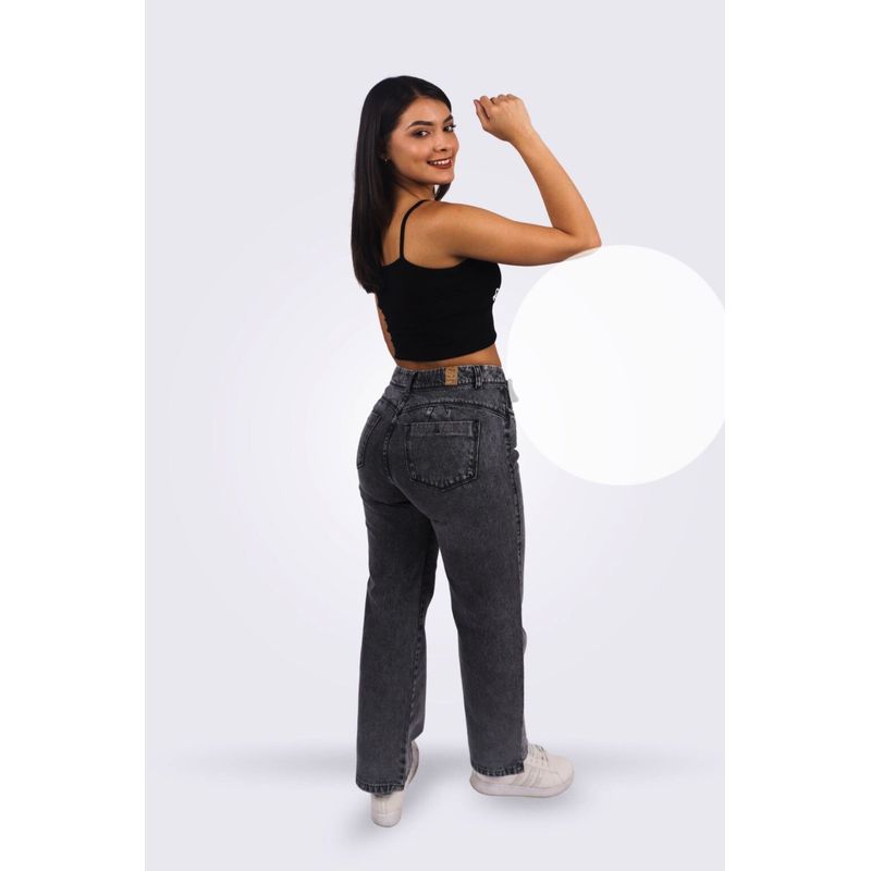 GENERICO - PANTALON  BAGGY JEAN NEVADO