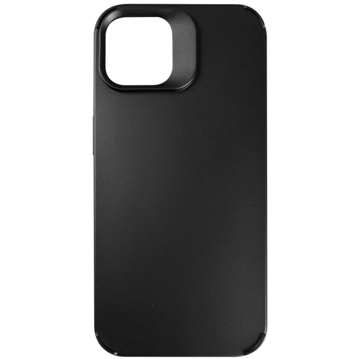 GENERICO - FUNDA CASE PARA IPHONE 13 COLOR NEGRO METALIZADO