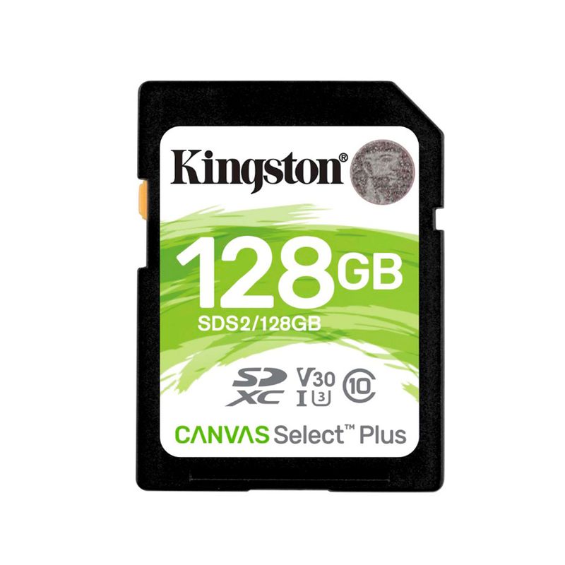 KINGSTON - MEMORIA CARD SD KINGSTON CANVAS SELECT PLUS 128 GB PN SDS2128GB