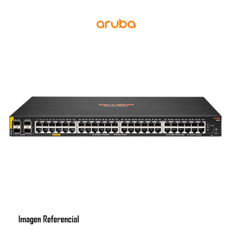 ARUBA - CONMUTADOR ETHERNET ARUBA 48 PUERTOS GESTIONABLE POE 370W PN R8N85A