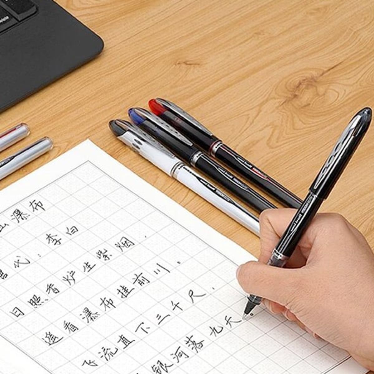 UNI BALL - UNI UB-205 Bolígrafo Tinta Líquida VISION ELITE Negro