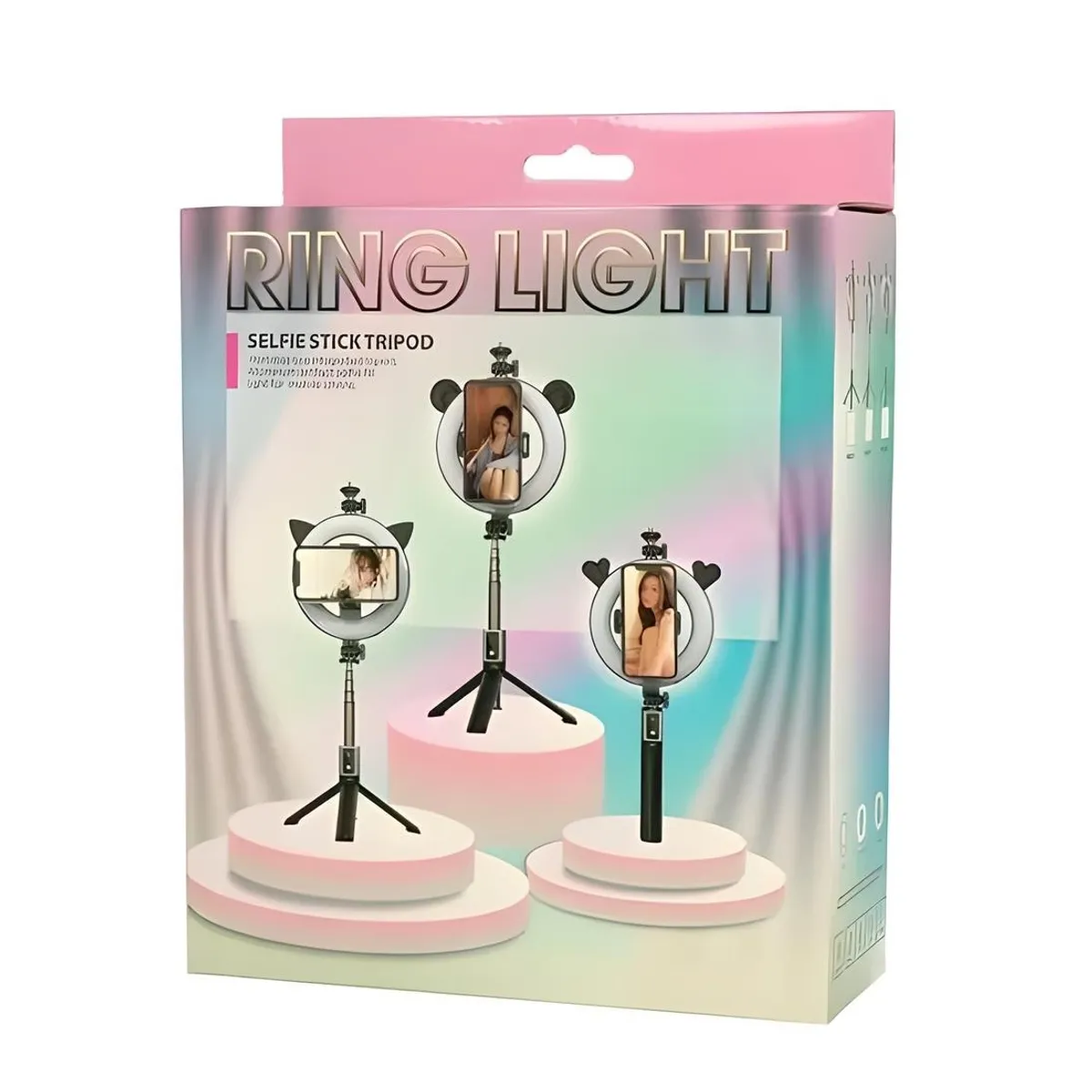 GENERICO - ARO DE LUZ LED SOPORTE TRÍPODE Y ADAPTADOR DE CELULAR CON CONTROL