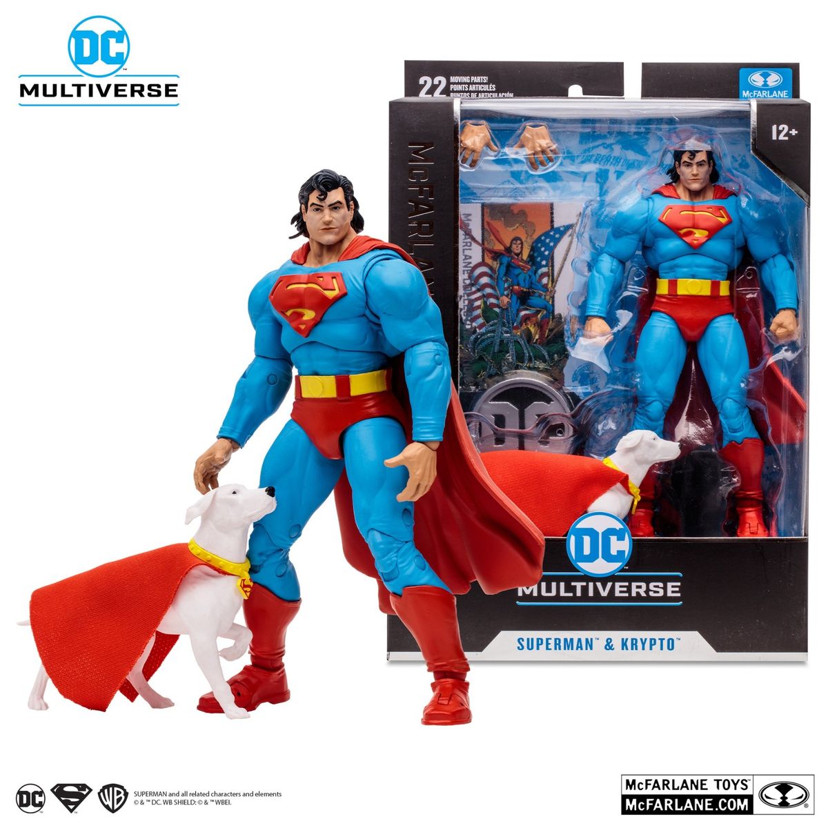 MCFARLANE - Return of Superman DC Multiverse Collector Superman & Krypto