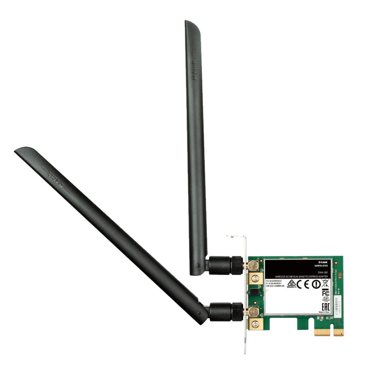 D LINK - D-LINK DWA-582 Tarjeta Wireless Adaptador WiFi AC1200 Dual-Band