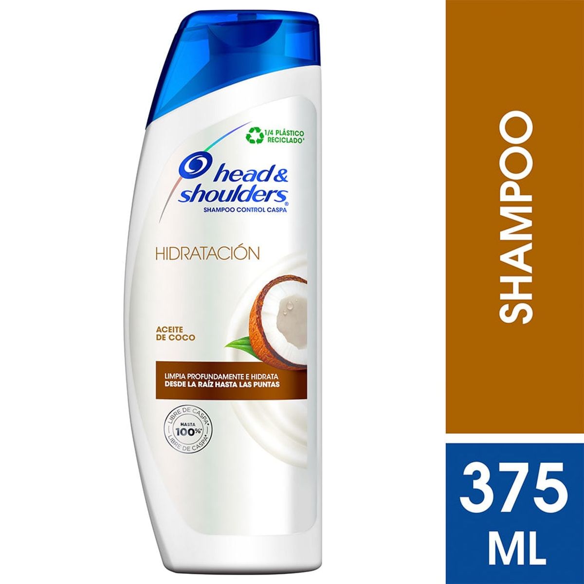 HEAD AND SHOULDERS - Shampoo Head & Shoulders Hidratación Aceite de Coco 375ml